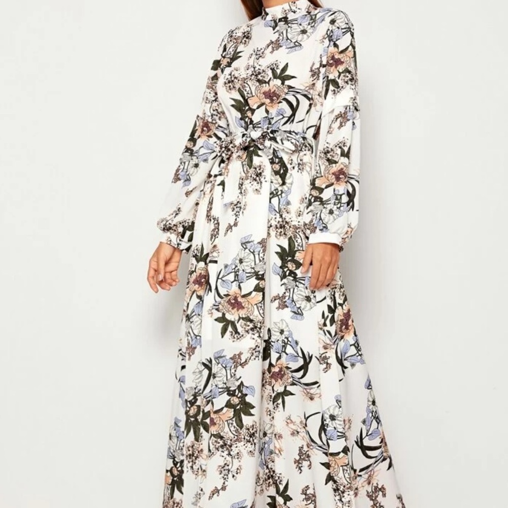 Allover floral print maxi dress - Picture 4 of 5